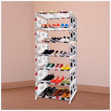 ZAPATERA ORGANIZADOR DE ZAPATOS ESTANTE 7 PISOS BLANCO ZP7 - 2