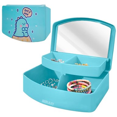 ORGANIZADO DE JOYAS MINARI KAWAII CELESTE CON ESPEJO J08