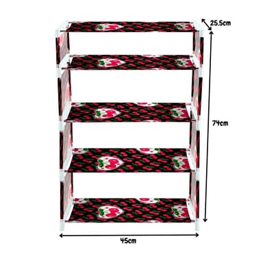 ZAPATERA ORGANIZADOR DE ZAPATOS ESTANTE 5 PISOS DISEÑO CEREZAS ZP5 - 5