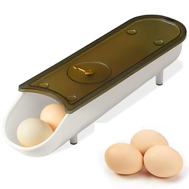 ORGANIZADOR MINARI BLANCO DISPENSADOR PORTA HUEVOS D14