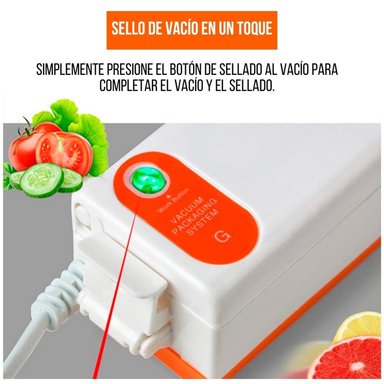 SELLADOR MINARI DE BOLSAS AL VACIO ELECTRICO + 10 ALIMENTOS S85 - 4