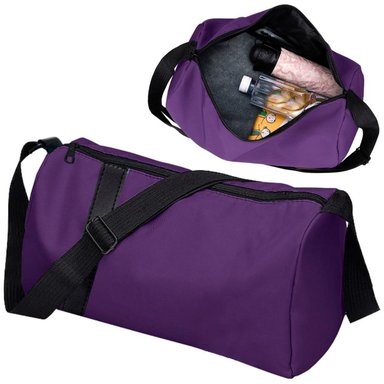 BOLSO MALETÍN DEPORTIVO DE VIAJE IMPERMEABLE MORADO D54