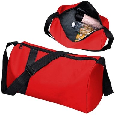 CARTERA MINARI BOLSO MALETÍN DEPORTIVO MORRAL DE VIAJE IMPERMEABLE ROJO D54
