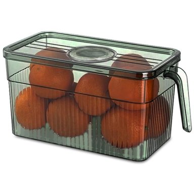 CONTENEDOR ORGANIZADOR DE FRUTAS Y VERDURAS RECIPIENTE CON TAPA V T14