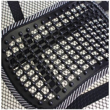 COJÍN LUMBAR DE MALLA PARA ASIENTO DE AUTO J65 - 2