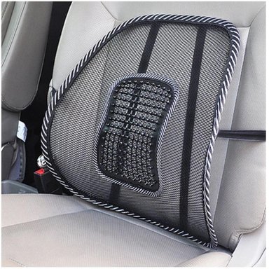 COJÍN LUMBAR DE MALLA PARA ASIENTO DE AUTO J65 - 3