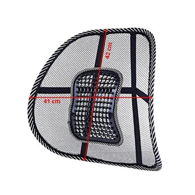 COJÍN LUMBAR DE MALLA PARA ASIENTO DE AUTO J65 - 5