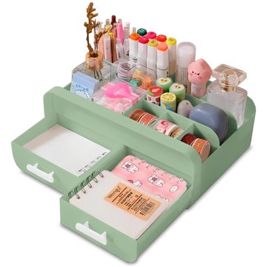 ESTANTE MINARI ORGANIZADORES VERDE ORGANIZADOR ESCRITORIO OFICINA PAPELERIA STICKERS VD N162