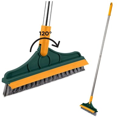 ESCOBA CEPILLO DE LIMPIEZA SECADOR 2EN1 ROTACIÓN 120° V C16