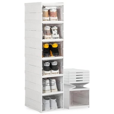 ZAPATERA ORGANIZADOR DE ZAPATOS PLEGABLE 6 NIVELES PREMIUM Z60