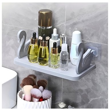 REPISA FLOTANTE ORGANIZADOR DE PARED CISNE PLOMO 371F