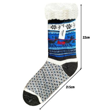 PACK X3 MEDIAS PANTUFLAS DE CARNERO UNISEX M10 -DISEÑO ALEATORIO - 4