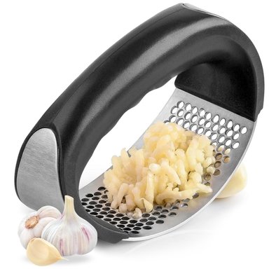 TRITURADOR PRENSADOR DE AJOS PICADOR ACERO INOXIDABLE 118T