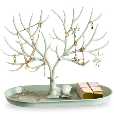 JOYERO CIERVO ORGANIZADOR DE JOYAS EXHIBIDOR VR JC12