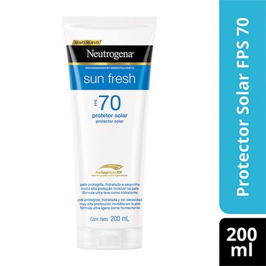 BLOQUEADOR CORPORAL NEUTROGENA PROTECTOR SOLAR SUNFRESH SPF 70 200 ML