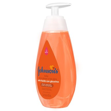 JABÓN JOHNSON & JOHNSON LÍQUIDO PIES Y CABEZA 400 ML BAÑO GLICERINA - 2