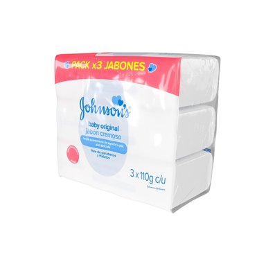 JABÓN BEBÉ JOHNSON'S ORIGINAL TRIPACK 330 GR - 2