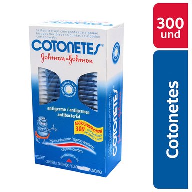COPITOS COTONETES JOHNSON'S 300 UND