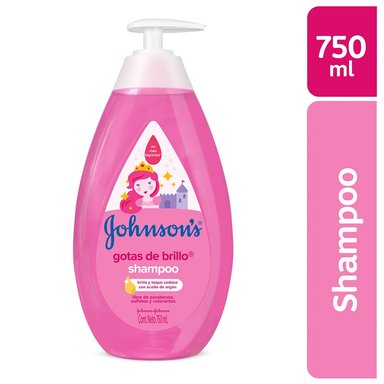 SHAMPOO JOHNSON & JOHNSON BEBÉ GOTAS DE BRILLO 750 ML