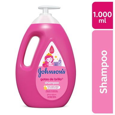 SHAMPOO JOHNSON & JOHNSON BEBÉ GOTAS DE BRILLO 1000 ML