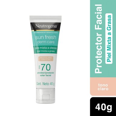 PROTECTOR NEUTROGENA SUN FRESH PIEL CLARA FPS 70 40GRS
