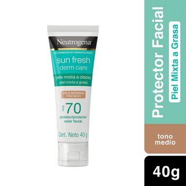 BLOQUEADOR FACIAL NEUTROGENA PROTECTOR TONO MEDIO PIEL MIXTA GRASA 40 GR