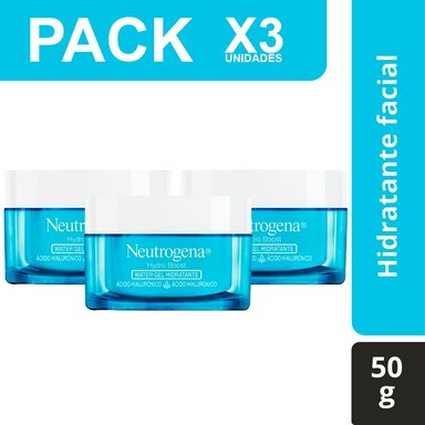 PACK 3 HIDRATANTE NEUTROGENA CREMA HYDROBOOST WATER GEL 50 GR - 1