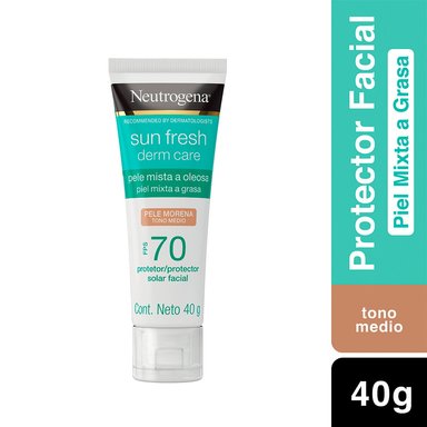 SET BLOQUEADOR FACIAL NEUTROGENA SUN FRESH PIEL GRASA TONO MEDIO FPS 70 40 ML - 3