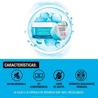 CREMA HIDRATANTE FACIAL NEUTROGENA HYDRO BOOST 50 G + REFILL - 6