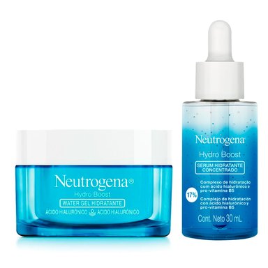 SET TRATAMIENTO NEUTROGENA HUMECTANTE HYDRO BOOST GEL NOCHE + SERUM - 1