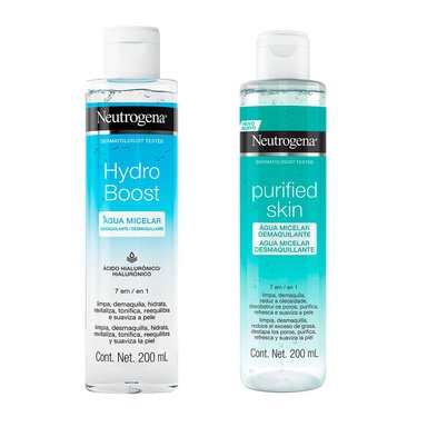 NEUTROGENA AGUA MICELAR MATCH HYDROBOOST + PURIFIED SKIN - 1