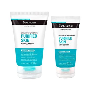SET NEUTROGENA PURIFIED SKIN GEL LIMPIADOR + EXFOLIANTE - 1