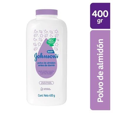 TALCO ALMIDÓN JOHNSON ANTES DORMIR 400GR - 1