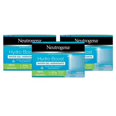 GEL NEUTROGENA HYDROBOOSTS 50G PACK 3 REFIL WATER