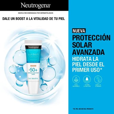 PROTECTOR SOLAR NEUTROGENA HYDRO BOOST FPS50 COLOR 2.0 - 3