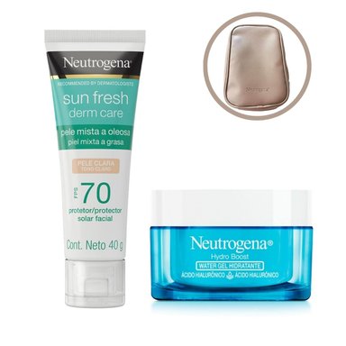 BLOQUEADOR SUN FRESH FPS 70 + HIDRATANTE FACIAL HYDROBOOST NEUTROGENA - 1