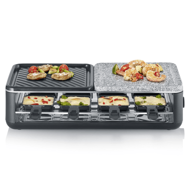 PARRILLA RACLETTE GRILL CON PIEDRA NATURAL