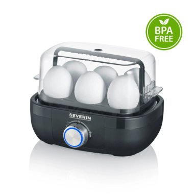 HERVIDOR DE HUEVOS NEGRO SEVERIN EK 3166