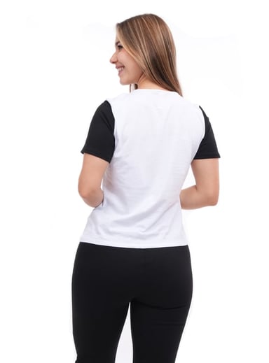 CAMISETA MANGA CORTA MUJER ONATIL BLANCO DETALLE BOLSILLO POL7841BL8YU - 4