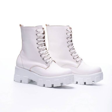 BOTAS MUJER NÉBULA BLANCO MARMARIS - 1
