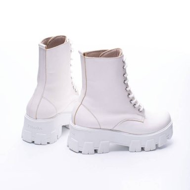 BOTAS MUJER NÉBULA BLANCO MARMARIS - 3
