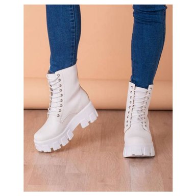 BOTAS MUJER NÉBULA BLANCO MARMARIS - 6