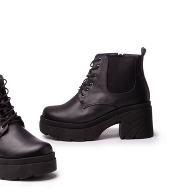 BOTAS MUJER NÉBULA NEGRO OTSU - 3