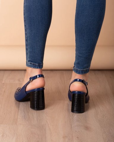 TACOS MUJER NÉBULA AZUL LONIA STILETTOS - 6