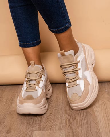 ZAPATILLA GIA - NÉBULA - BEIGE - 6