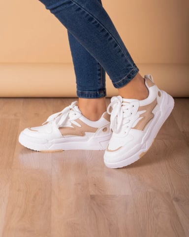 ZAPATILLA TROYES - NÉBULA BEIGE - 4