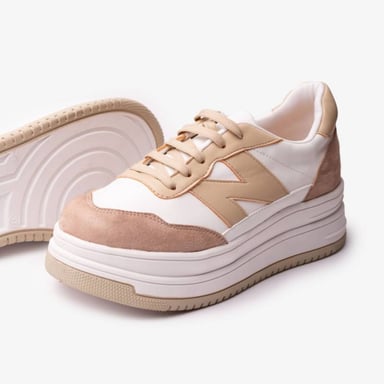 ZAPATILLA ZAMBIA - BEIGE - 4