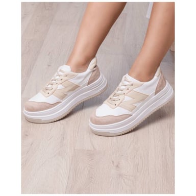 ZAPATILLA ZAMBIA - BEIGE - 5