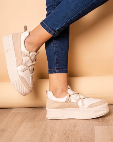 ZAPATILLA RUMANIA - BEIGE - 4
