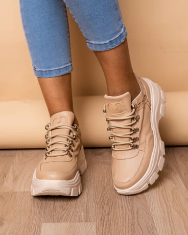 ZAPATILLA GOLDEN - NÉBULA - BEIGE - 4